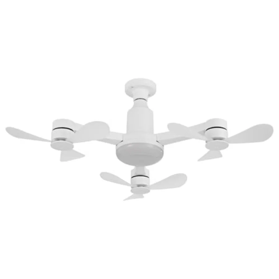 27 Inch Drone-Inspired Socket Fan Light with Remote, 3-Head Foldable Screw-in Ceiling Fan, 3-Color Dimmable LED and 3 Speeds, M
27 Inch Drone-Inspired Socket Fan Light with Remote, 3-Head Foldable Screw-in Ceiling Fan, 3-Color Dimmable LED and 3 Speeds, M