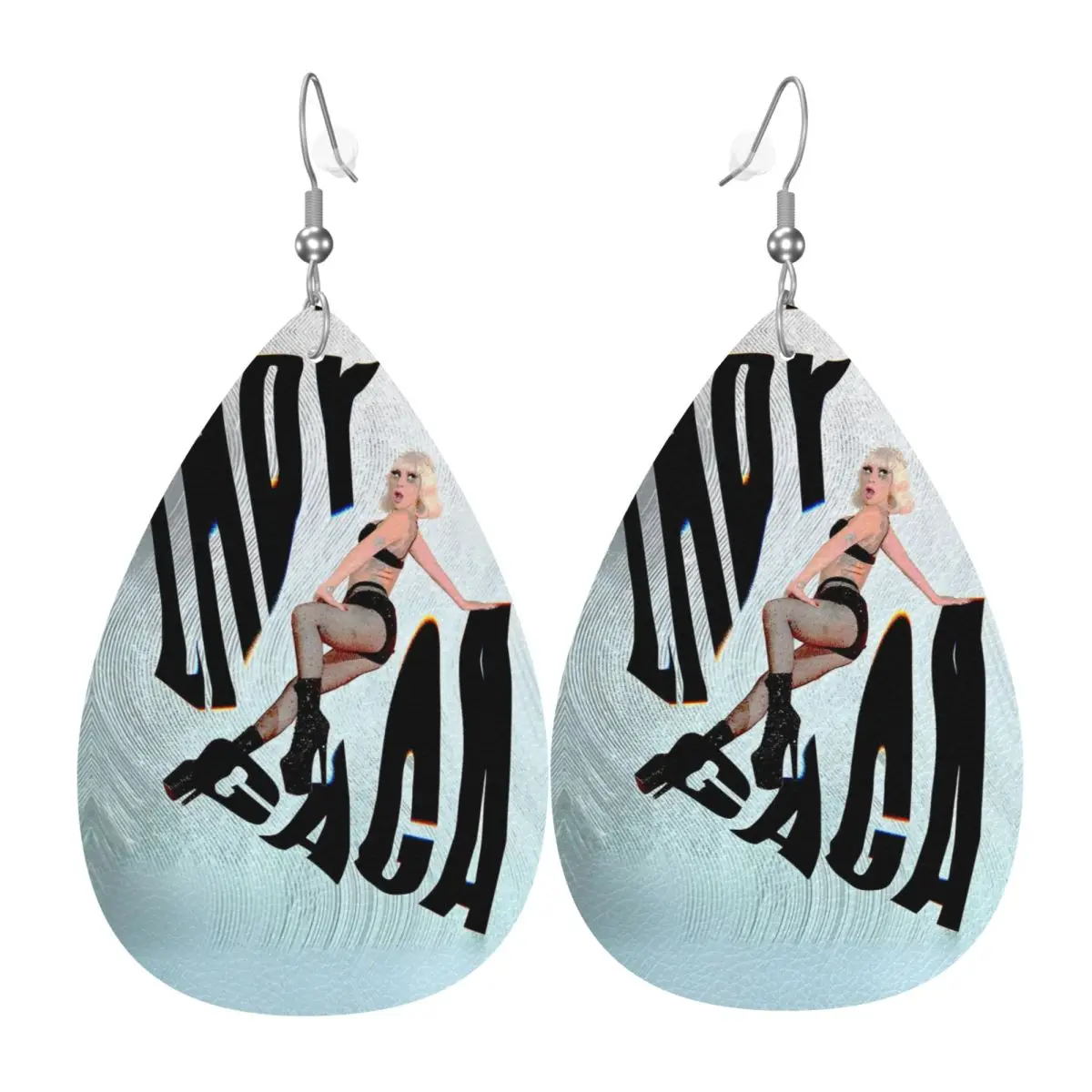Custom Lady Star Gaga Mayhem Leather Teardrop Earrings Fashion For Women Album Music Jewelry Accessories For Valentine's Day
Custom Lady Star Gaga Mayhem Leather Teardrop Earrings Fashion For Women Album Music Jewelry Accessories For Valentine's Day
