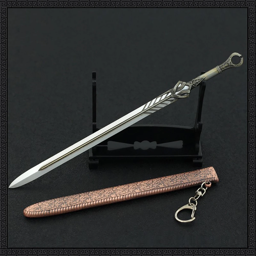 God of War 5 Weapon Sword Keychain Odin Gram Loki Ingrid Sword 22cm Ragnarok 1:1 Reduction Game Peripherals Katana Keychain
God of War 5 Weapon Sword Keychain Odin Gram Loki Ingrid Sword 22cm Ragnarok 1:1 Reduction Game Peripherals Katana Keychain