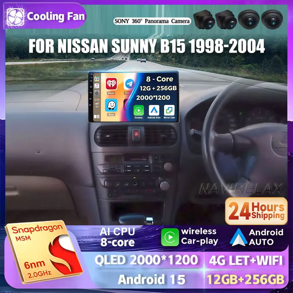 Android15 Car Multimedia Radio Video Player For Nissan Sunny (B15)1998 1999 2000 2001 2002 2003 2004 Navigation 2Ddin Stereo GPS
Android15 Car Multimedia Radio Video Player For Nissan Sunny (B15)1998 1999 2000 2001 2002 2003 2004 Navigation 2Ddin Stereo GPS