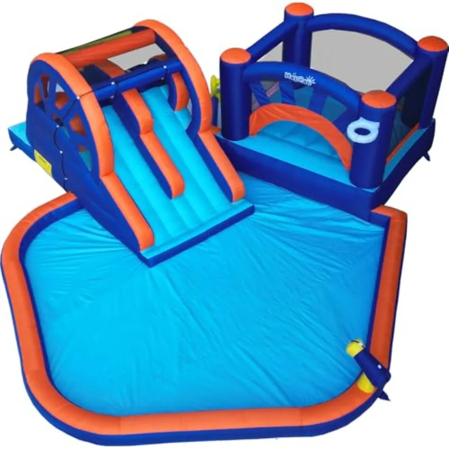 Inflatable Water Slides for Backyard Water Park Bounce House with Big Splashing Pool Climbing Wall Air Blower Red
Inflatable Water Slides for Backyard Water Park Bounce House with Big Splashing Pool Climbing Wall Air Blower Red