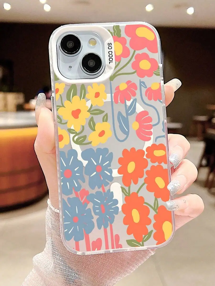 Colorful Retro Floral Print Magnetic Phone Case For iPhone 15 14 13 12 11
Colorful Retro Floral Print Magnetic Phone Case For iPhone 15 14 13 12 11