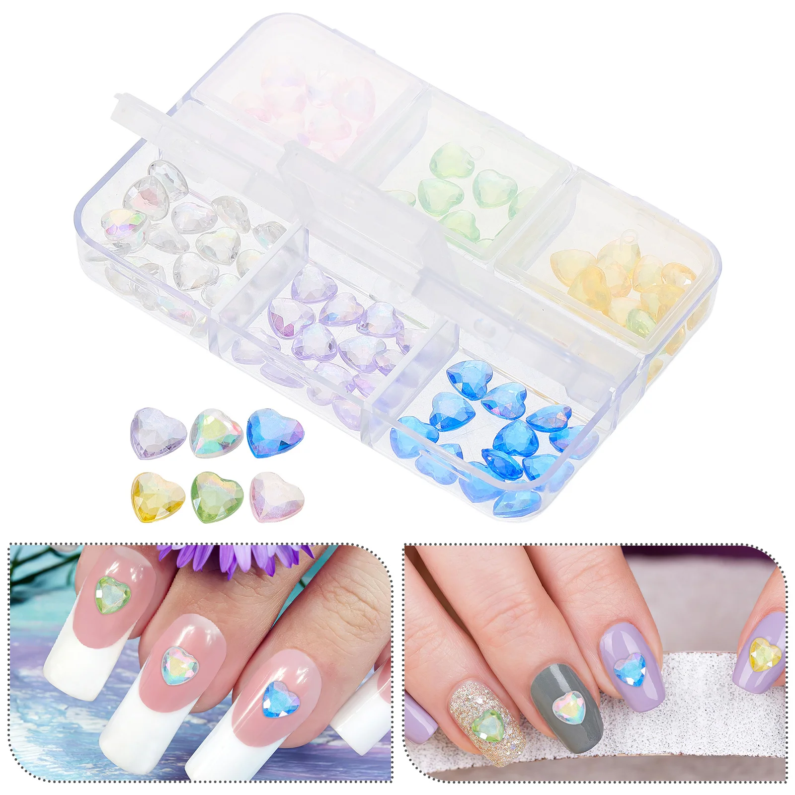 1 Box Resin Heart Nail Rhinestones for Women DIY Nail Charms Small Gems Fake Nails Manicure Decoration Gems for Nails
1 Box Resin Heart Nail Rhinestones for Women DIY Nail Charms Small Gems Fake Nails Manicure Decoration Gems for Nails