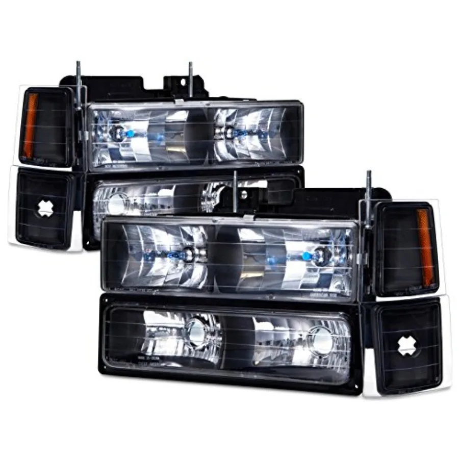 Черные фары, совместимые с Chevrolet Blazer Suburban C K 1500 2500 3500 Tahoe включает фару со стороны водителя и пассажира.
Черные фары, совместимые с Chevrolet Blazer Suburban C K 1500 2500 3500 Tahoe включает фару со стороны водителя и пассажира.