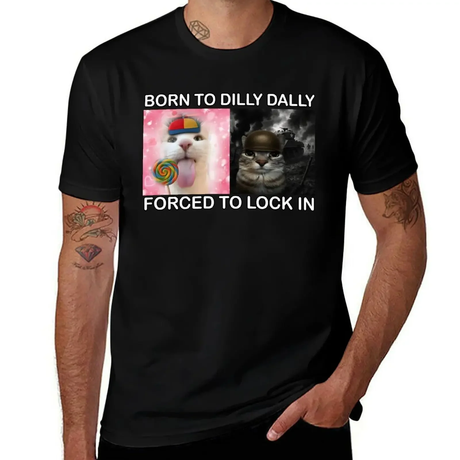 Born to Dilly Dally Forced To Lock In Cat T-Shirt designer shirts funny gifts T-shirts man Short sleeve tee men
Born to Dilly Dally Forced To Lock In Cat T-Shirt designer shirts funny gifts T-shirts man Short sleeve tee men