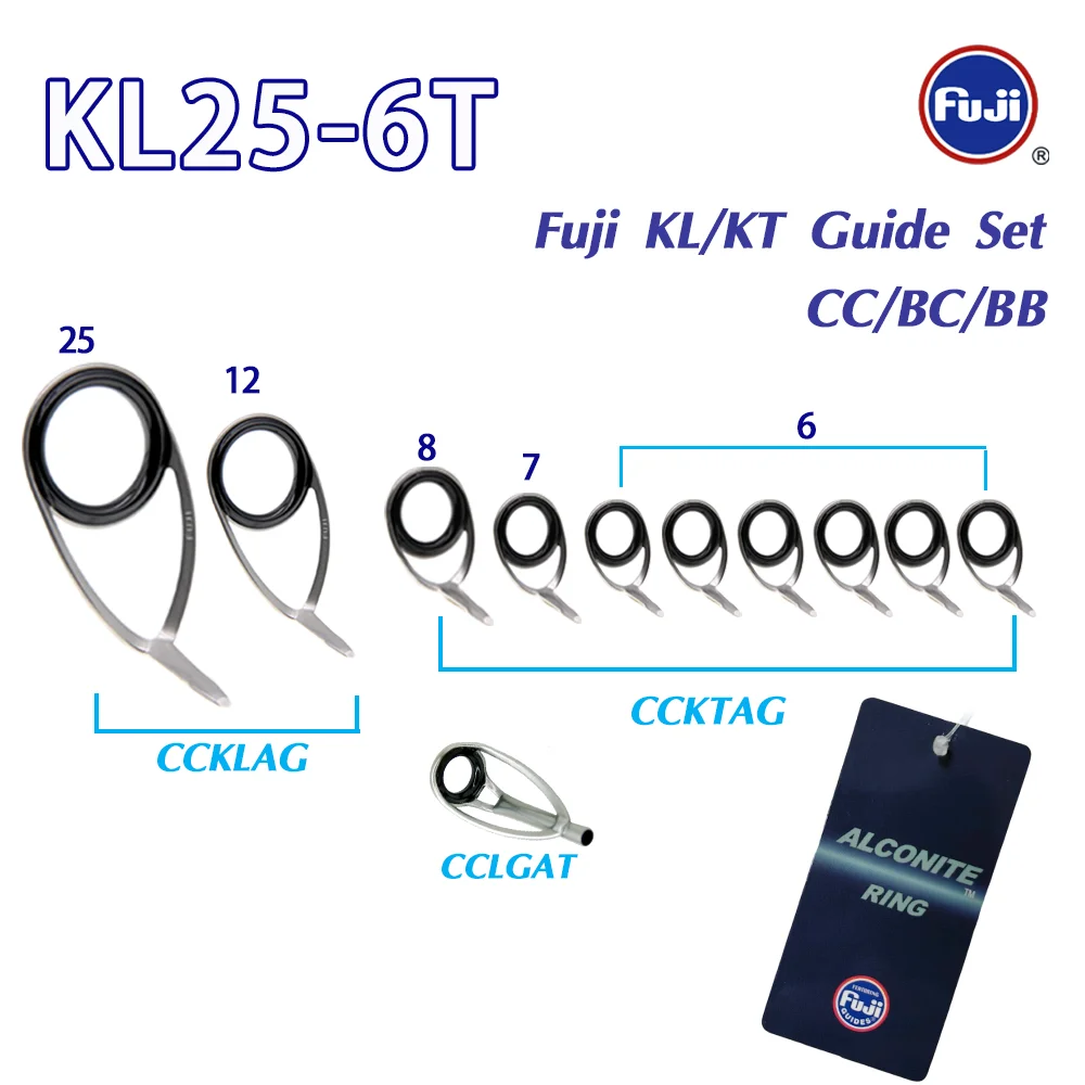 Original Fuji Guide Set Single Foot K Frame A Ring KT KL for Spinning Fishing Rods Building Component Fishing Rod Accessory
Original Fuji Guide Set Single Foot K Frame A Ring KT KL for Spinning Fishing Rods Building Component Fishing Rod Accessory