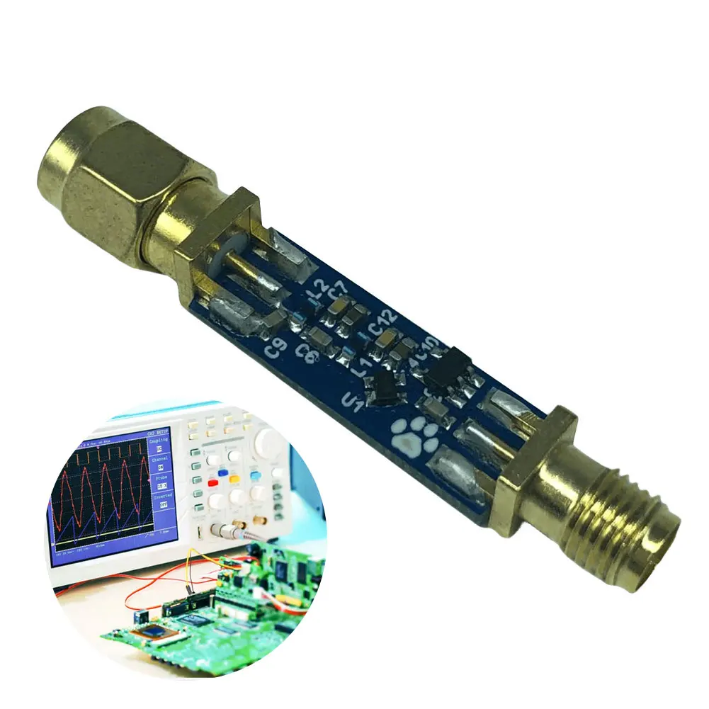 0.05-4GHz 21dB Low Noise Signal Amplifier LNA 5V 33mA Low Noise Signal Amplifier for RTL Based SDR Receivers
0.05-4GHz 21dB Low Noise Signal Amplifier LNA 5V 33mA Low Noise Signal Amplifier for RTL Based SDR Receivers