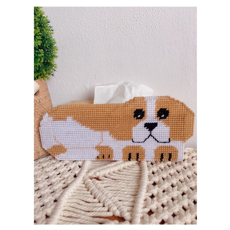 Puppy Carton Embroidery Kit, DIY Handmade Craft Set, Crocheting Knitting Needlework Supplies, 25x12x10cm
Puppy Carton Embroidery Kit, DIY Handmade Craft Set, Crocheting Knitting Needlework Supplies, 25x12x10cm