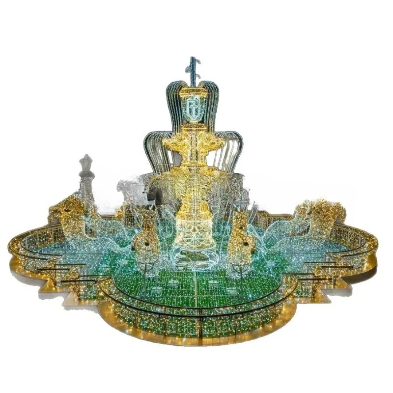 2025 Christmas Lights Fountain Modeling Lights Outdoor Shopping Mall Square Christmas Atmosphere Decoration Lights Scene Layout
2025 Christmas Lights Fountain Modeling Lights Outdoor Shopping Mall Square Christmas Atmosphere Decoration Lights Scene Layout