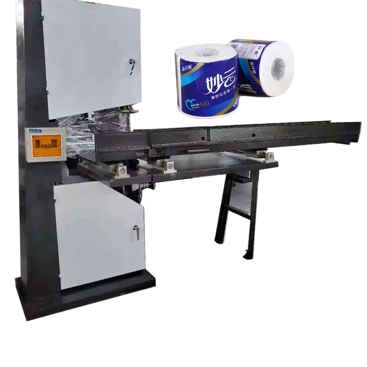 good quality high speed toilet paper band saw cutter automatic jumbo roll paper cutting macshine
good quality high speed toilet paper band saw cutter automatic jumbo roll paper cutting macshine