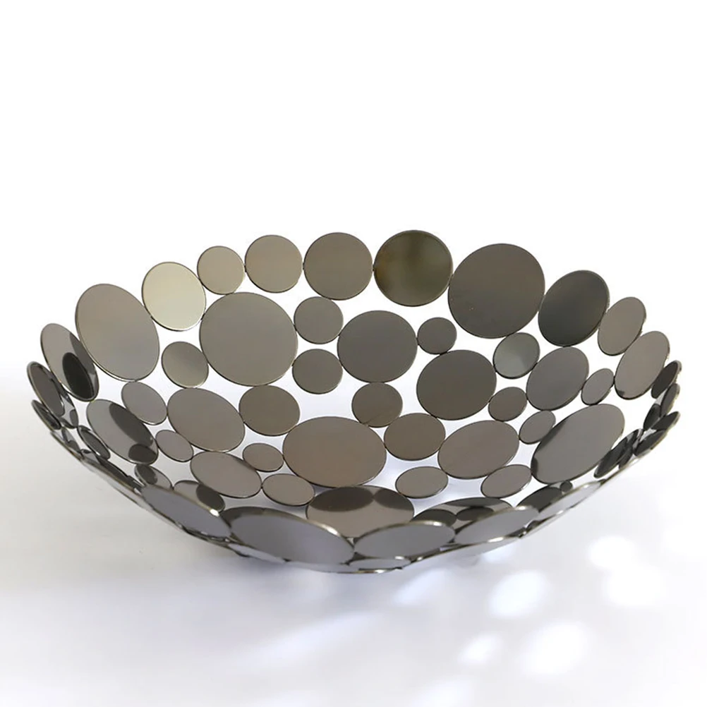 Iron Fruit Hollow Round Holder Storage Tray Fruit Plate Vegetable Food Basket Petals Shaped Home
Iron Fruit Hollow Round Holder Storage Tray Fruit Plate Vegetable Food Basket Petals Shaped Home