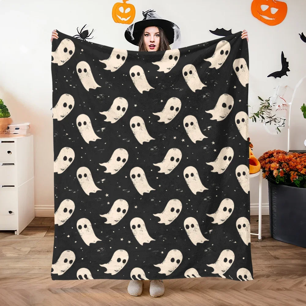 Halloween Retro Ghosts Stars Print Throw Blanket Soft Warm HandDrawn Style for Cozy Home Decor
Halloween Retro Ghosts Stars Print Throw Blanket Soft Warm HandDrawn Style for Cozy Home Decor