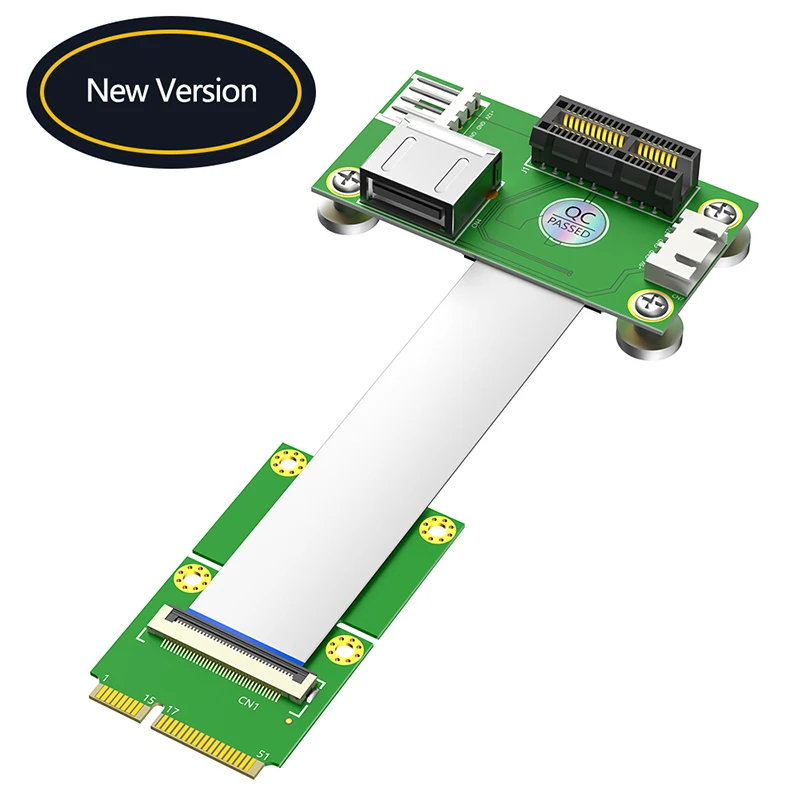 Добавьте карты Mini PCI-E — PCI Express 1X Адаптер Riser Удлинитель Mini PCIE — PCIE X1 USB 2.0 Удлинитель карт с кабелем FFC
Добавьте карты Mini PCI-E — PCI Express 1X Адаптер Riser Удлинитель Mini PCIE — PCIE X1 USB 2.0 Удлинитель карт с кабелем FFC