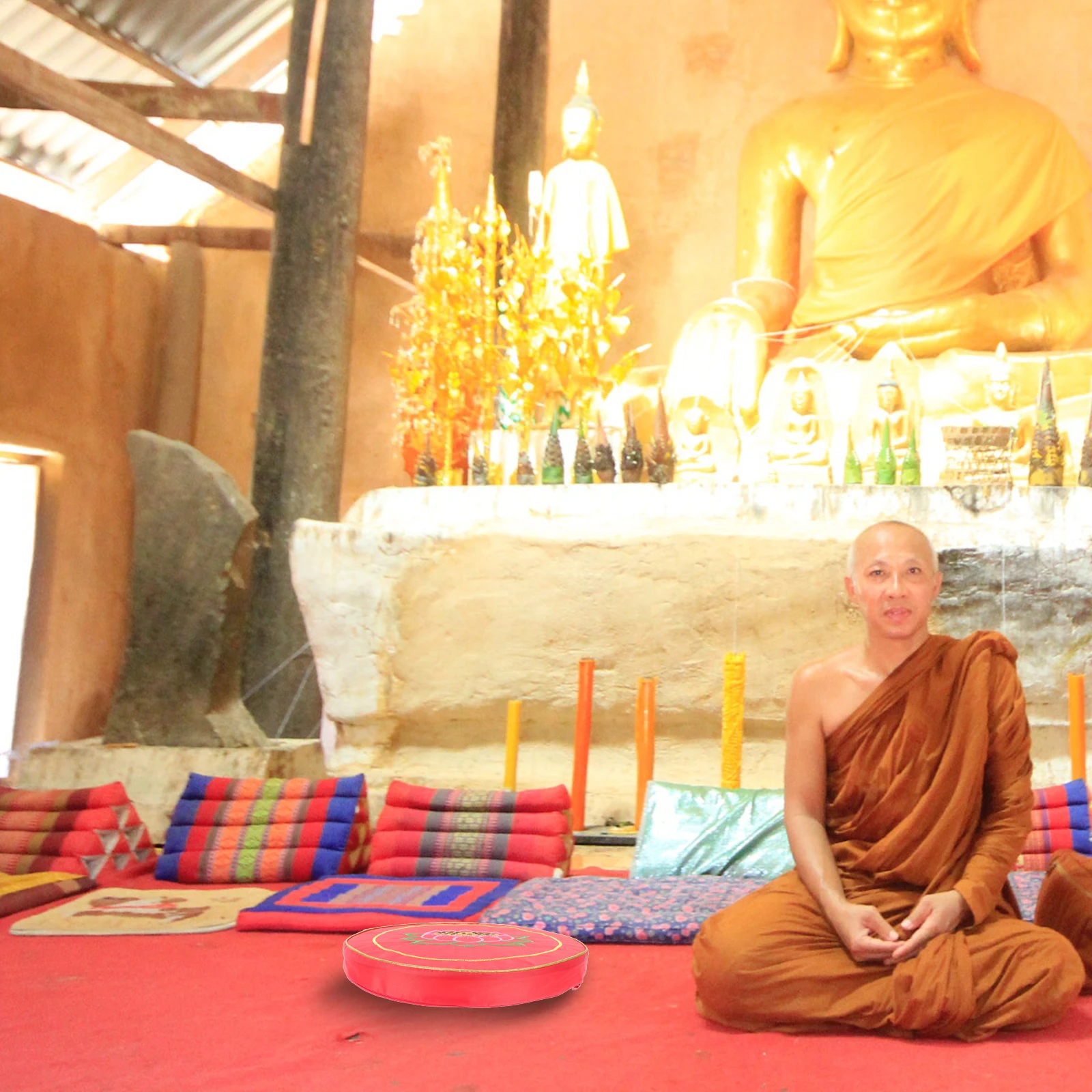 1Pcs Meditation Cushion Round Seat Cushion Embroidered Lotus Design Floor Mat for Meditation Prayer Yoga Home Seating Pad
1Pcs Meditation Cushion Round Seat Cushion Embroidered Lotus Design Floor Mat for Meditation Prayer Yoga Home Seating Pad