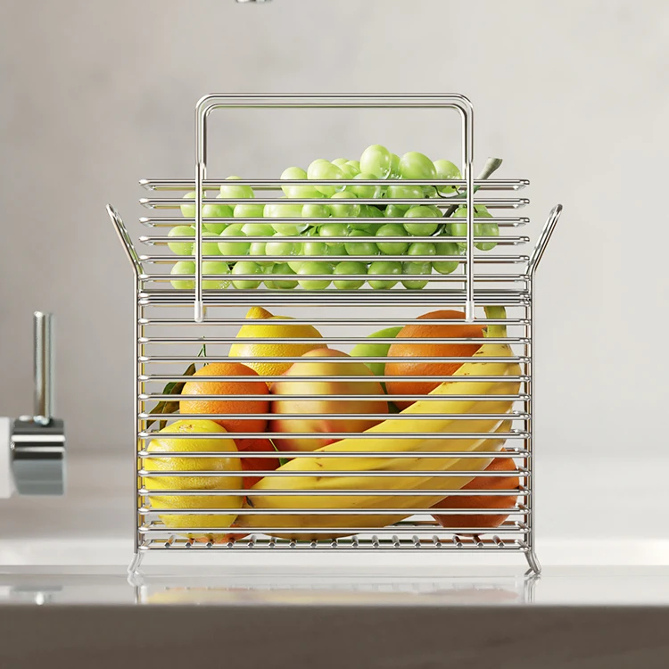 304 Stainless Steel Storage Basket Woven Net Basket Tote Basket
304 Stainless Steel Storage Basket Woven Net Basket Tote Basket