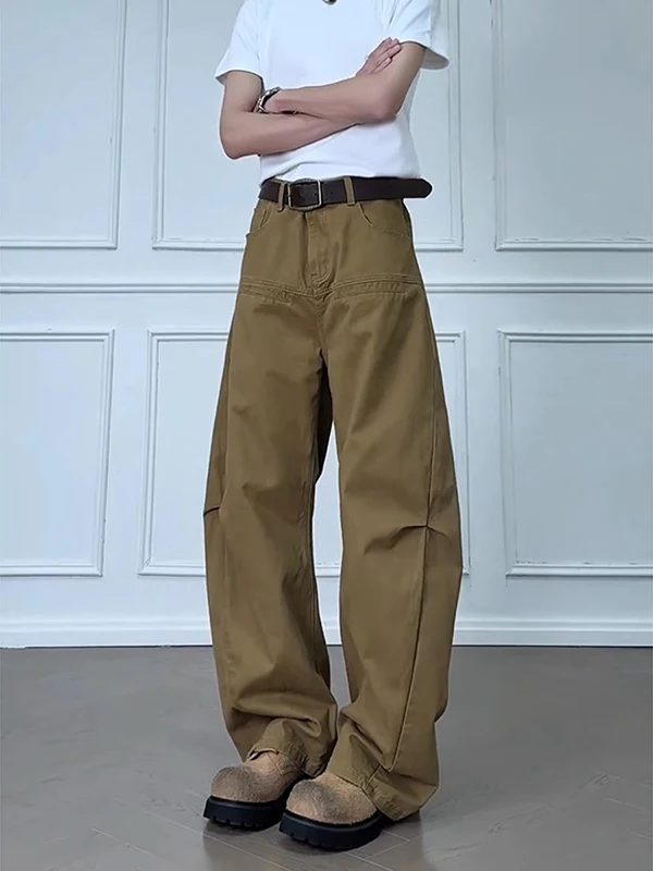 Мужские повседневные брюки Cleanfit: свободные джинсы с широкими штанинами, прямые брюки в рабочем стиле с эффектом потертости, молодежная мода
Мужские повседневные брюки Cleanfit: свободные джинсы с широкими штанинами, прямые брюки в рабочем стиле с эффектом потертости, молодежная мода