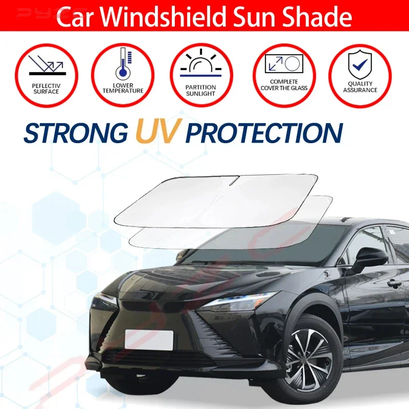 Car Windshield Sun Shade For Lexus RZ 450E RZ300E Sunshade Sun Visor Protector Foldable Blocks UV Rays Keep Car Cooler Sunshades
Car Windshield Sun Shade For Lexus RZ 450E RZ300E Sunshade Sun Visor Protector Foldable Blocks UV Rays Keep Car Cooler Sunshades