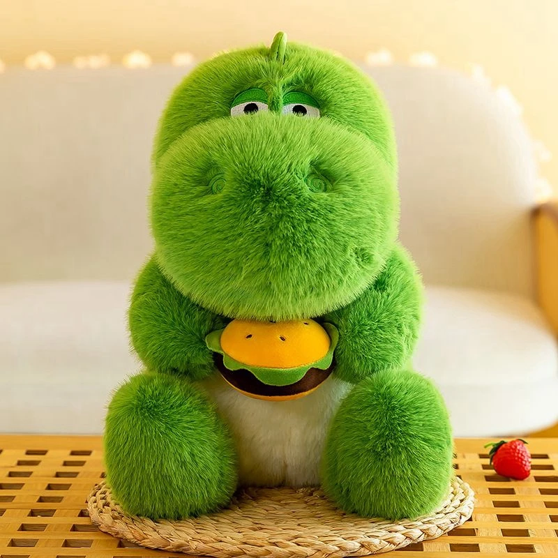 23CM Cute Hamburger Dinosaur Plush Toy Green Soothing Pillow Sleeping Dinosaur Doll a Festival and Birthday Gift for Children
23CM Cute Hamburger Dinosaur Plush Toy Green Soothing Pillow Sleeping Dinosaur Doll a Festival and Birthday Gift for Children