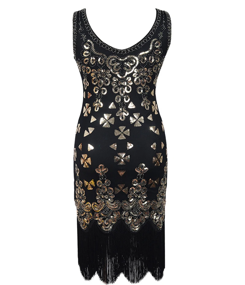 Fashion Women Gatsby Vintage Dress Sequins Tassel Retro Party Beaded Flapper Tassel Evening Deco Vestidos Dresses dance costume
Fashion Women Gatsby Vintage Dress Sequins Tassel Retro Party Beaded Flapper Tassel Evening Deco Vestidos Dresses dance costume