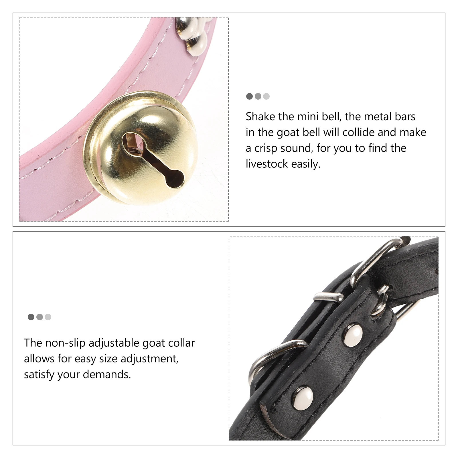 Large Solid Bell Collar Livestock Supplies Anti-lost Grazing Pet Pu Adjustable Animal Collars
Large Solid Bell Collar Livestock Supplies Anti-lost Grazing Pet Pu Adjustable Animal Collars