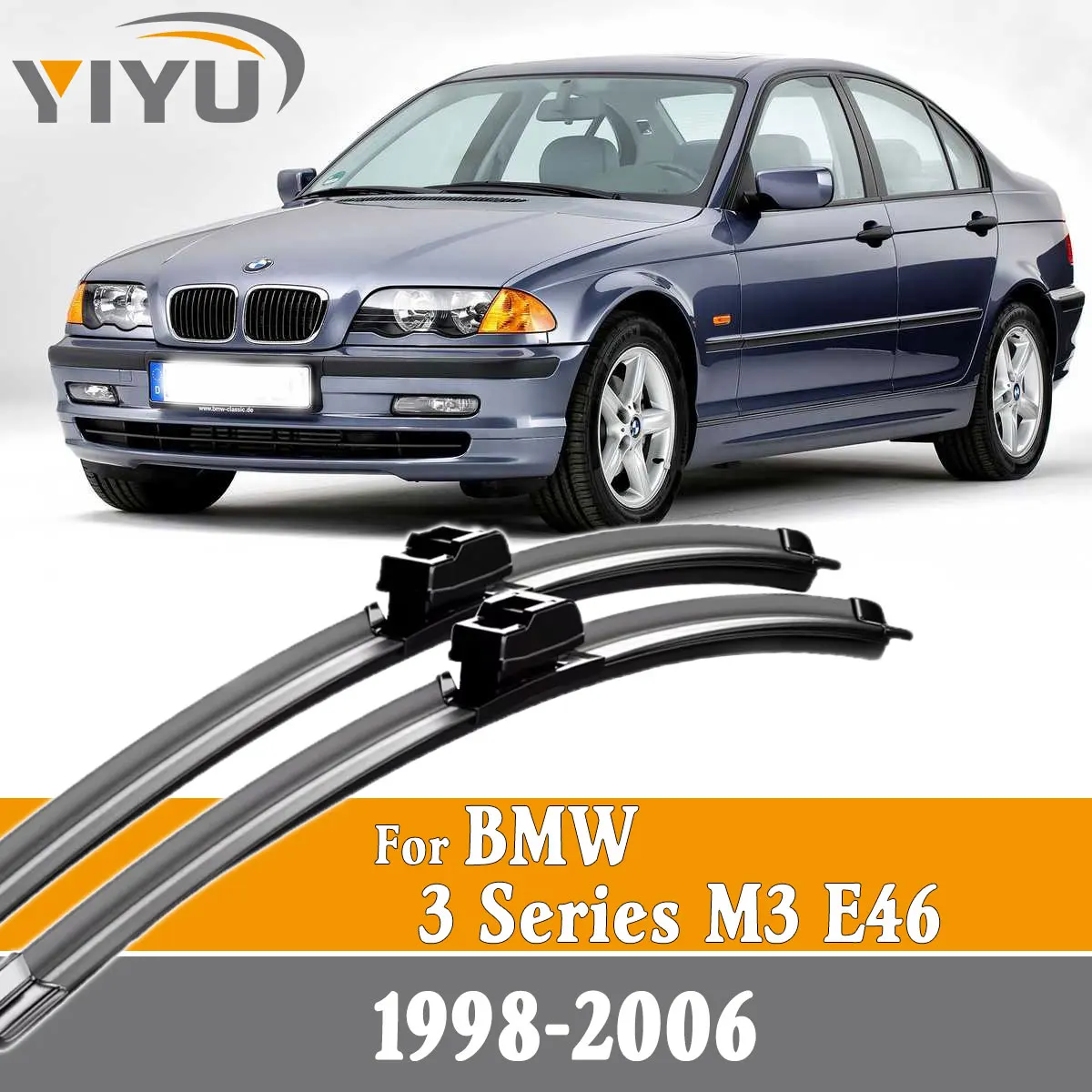2PCS Car Front Wiper Blades For BMW 3 Series M3 E46 1998-2006 Windscreen Windshield Window Brushes Accessories
2PCS Car Front Wiper Blades For BMW 3 Series M3 E46 1998-2006 Windscreen Windshield Window Brushes Accessories