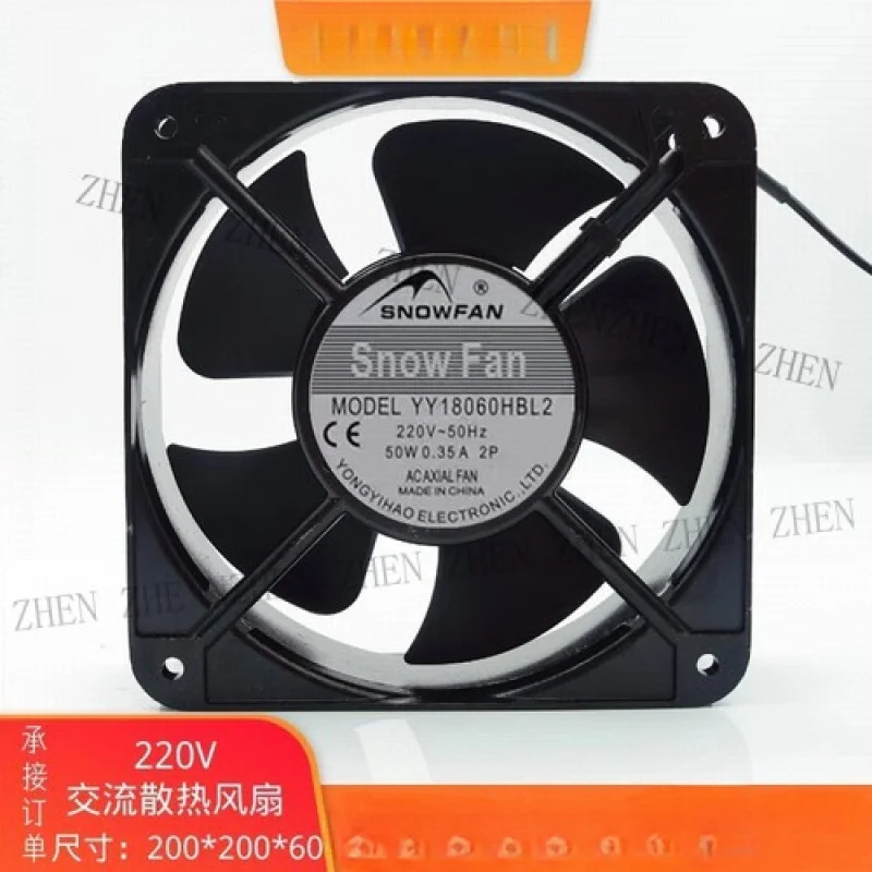 Y FOR SNOWFAN YY18060HBL2 220V 50W 0.35A 18CM AC Axial Cooling Fan
Y FOR SNOWFAN YY18060HBL2 220V 50W 0.35A 18CM AC Axial Cooling Fan