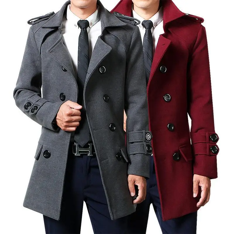 Linen Woolen Coat Medium Length Autumn Winter New Style 2023 Thickened Fashionable Men's Windbreaker with Fleece Inner
Linen Woolen Coat Medium Length Autumn Winter New Style 2023 Thickened Fashionable Men's Windbreaker with Fleece Inner