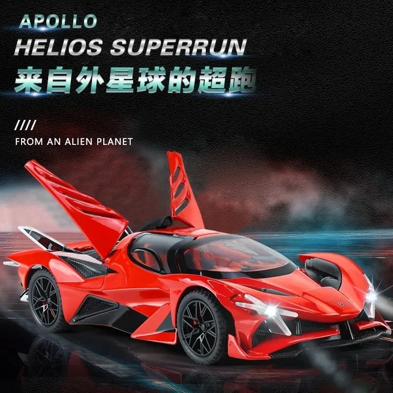 1:24 APOLLO PROJECT EVO Super Car, литая под давлением модель автомобиля из сплава, коллекция звуков и света, украшения, игрушки для мальчиков, подарки с детьми A600
1:24 APOLLO PROJECT EVO Super Car, литая под давлением модель автомобиля из сплава, коллекция звуков и света, украшения, игрушки для мальчиков, подарки с детьми A600