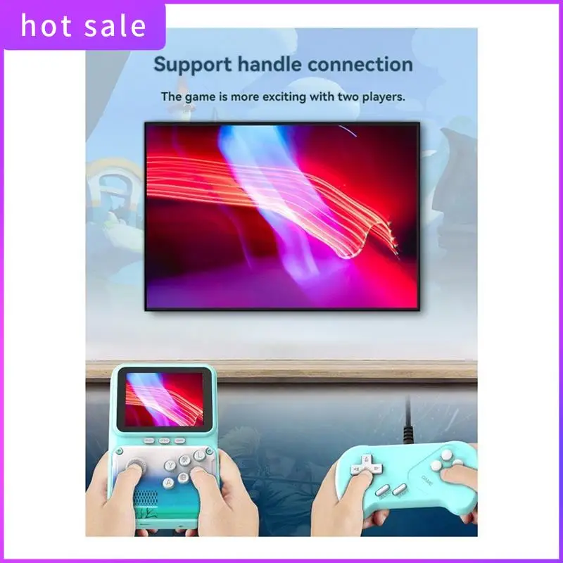 ELEC-Handheld Retro Game Console 2.8 Inch 500 Games Retro Arcade AV Connection Support 2 Players For Children's Gift
ELEC-Handheld Retro Game Console 2.8 Inch 500 Games Retro Arcade AV Connection Support 2 Players For Children's Gift