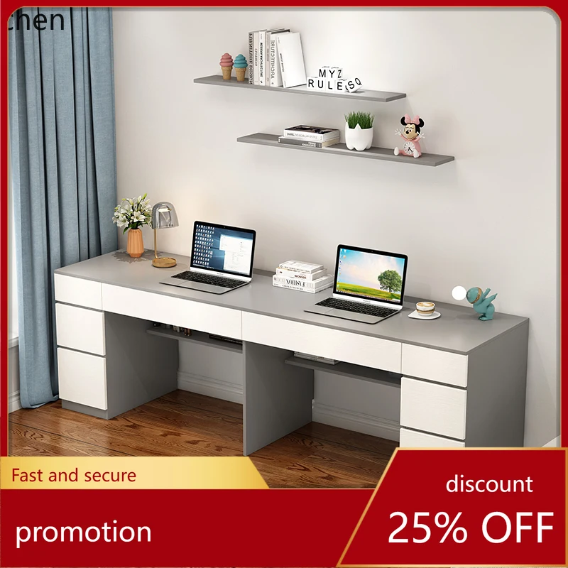 ZML double computer desk light luxury bedroom study home writing desk study table
ZML double computer desk light luxury bedroom study home writing desk study table