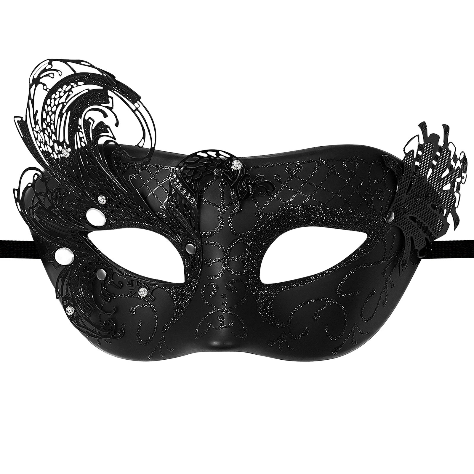 Women's Butterfly Eyelash Mascara Makeup Masquerade Mask Suitable for Carnival Halloween Parties Costume Parties Wedding Black
Women's Butterfly Eyelash Mascara Makeup Masquerade Mask Suitable for Carnival Halloween Parties Costume Parties Wedding Black