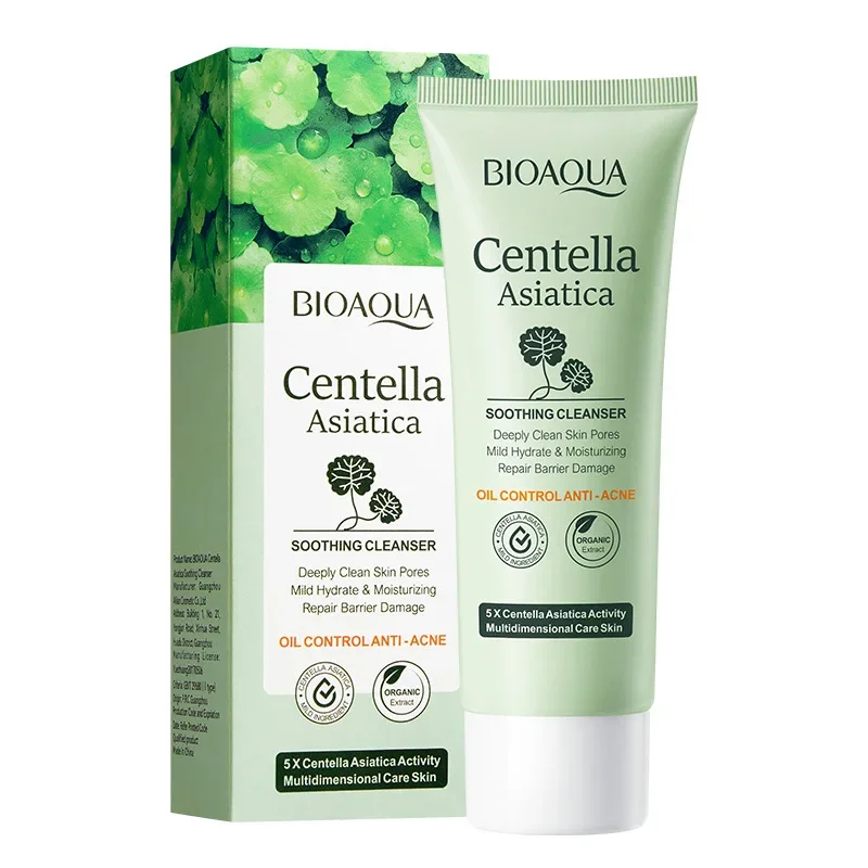 BIOAQUA Centella Asiatica Facial Cleanser Moisturizing Oil Control Face Cleansing Face Wash Foam Facial Cleanser Skin Care
BIOAQUA Centella Asiatica Facial Cleanser Moisturizing Oil Control Face Cleansing Face Wash Foam Facial Cleanser Skin Care