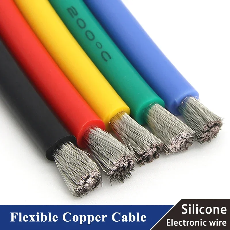 1~10m Heat-resistant Cable Soft Silicone Wire 16 15 14 13 12 11 10 9 8 7 6 4 2AWG High Temperature Battery Flexible Copper Line
1~10m Heat-resistant Cable Soft Silicone Wire 16 15 14 13 12 11 10 9 8 7 6 4 2AWG High Temperature Battery Flexible Copper Line