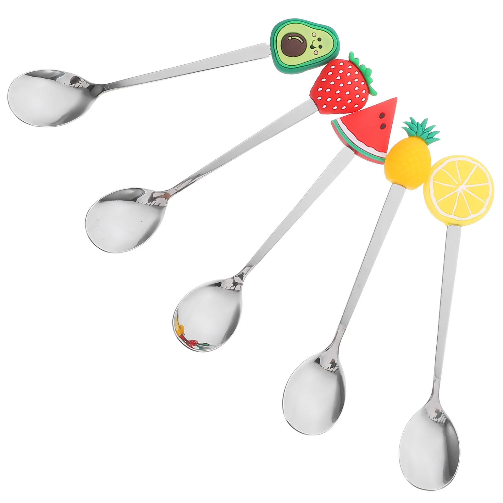 5 Pcs Fruit Dessert Spoons Small Portable Stainless Steel Scoop Lightweight Compact Multi Party Kids
5 Pcs Fruit Dessert Spoons Small Portable Stainless Steel Scoop Lightweight Compact Multi Party Kids