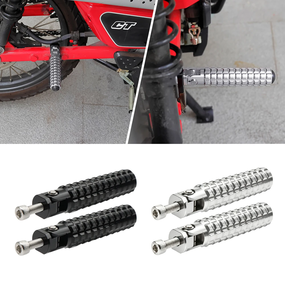 Motorcycle Foot Pegs 8MM Universal Aluminium Footrest Auto Rebound Pedals for Motorbike Scooter Electric Bike ATV UTV Footpegs
Motorcycle Foot Pegs 8MM Universal Aluminium Footrest Auto Rebound Pedals for Motorbike Scooter Electric Bike ATV UTV Footpegs