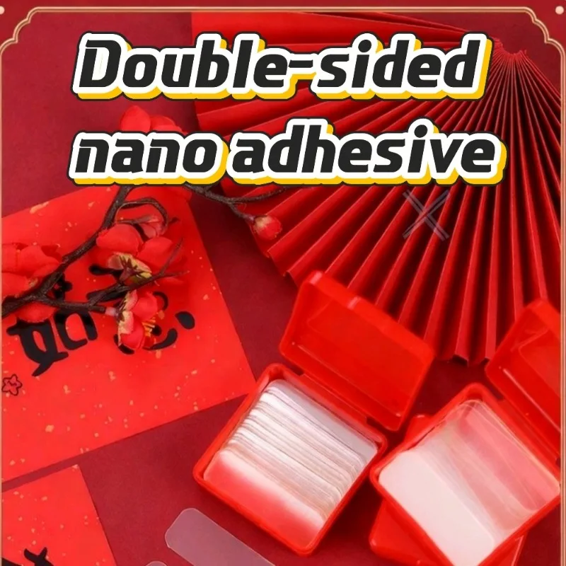 60Pcs/set Multifunctional Nano Double-sided Film,Transparent Adhesive,High Viscosity,Strong,Reusable Tape Office Home Supply
60Pcs/set Multifunctional Nano Double-sided Film,Transparent Adhesive,High Viscosity,Strong,Reusable Tape Office Home Supply