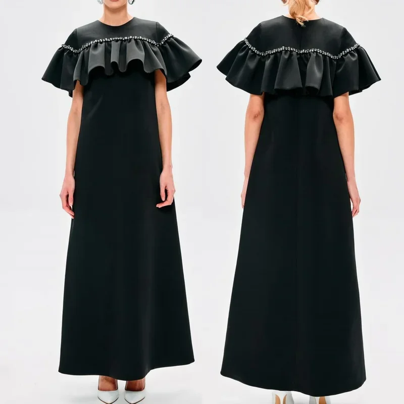 Little Daisy CustomizedSparkle Exquisite Jersey Beading Draped Ruffles Pleat Prom A-line O-Neck Bespoke Occasion Gown Midi Dress
Little Daisy CustomizedSparkle Exquisite Jersey Beading Draped Ruffles Pleat Prom A-line O-Neck Bespoke Occasion Gown Midi Dress
