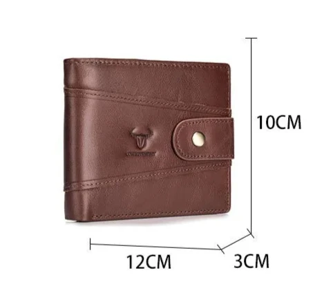 New Fashion Men's Genuine Leather Wallet Top Layer Cowhide Short Horizontal Men Vintage Wallets Coin Pocket Card Holder
New Fashion Men's Genuine Leather Wallet Top Layer Cowhide Short Horizontal Men Vintage Wallets Coin Pocket Card Holder