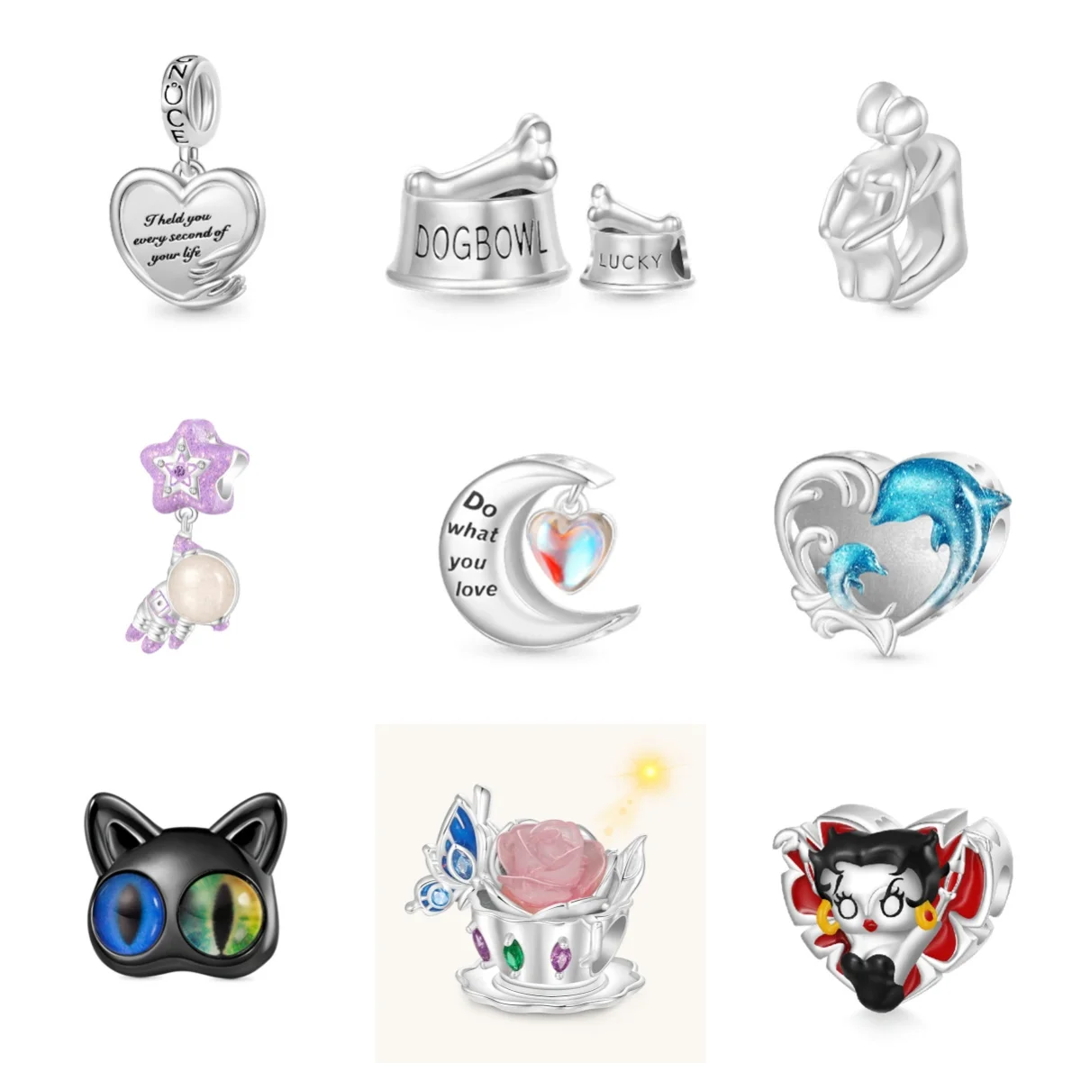 Romantic Love Sterling Silver Pendant Retro Pattern Pure Heart-shaped Diy Beaded Accessories
Romantic Love Sterling Silver Pendant Retro Pattern Pure Heart-shaped Diy Beaded Accessories