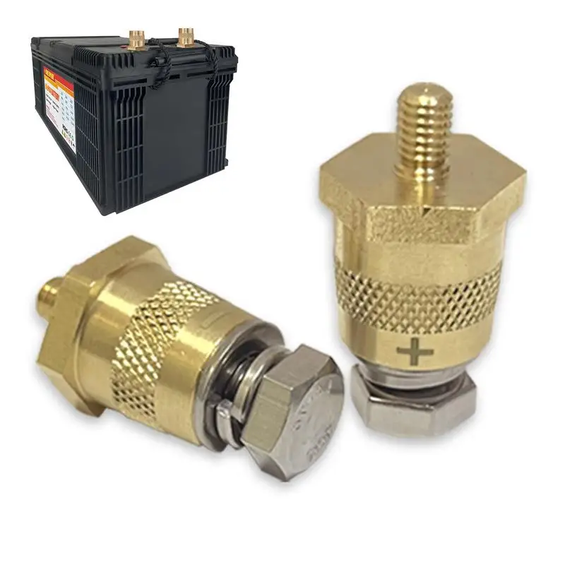 Battery Stud To Post Adapter Versatile Threaded Terminal Stud End M8 Thread Brass Side Post Wear-Resistant Standard Side Post
Battery Stud To Post Adapter Versatile Threaded Terminal Stud End M8 Thread Brass Side Post Wear-Resistant Standard Side Post