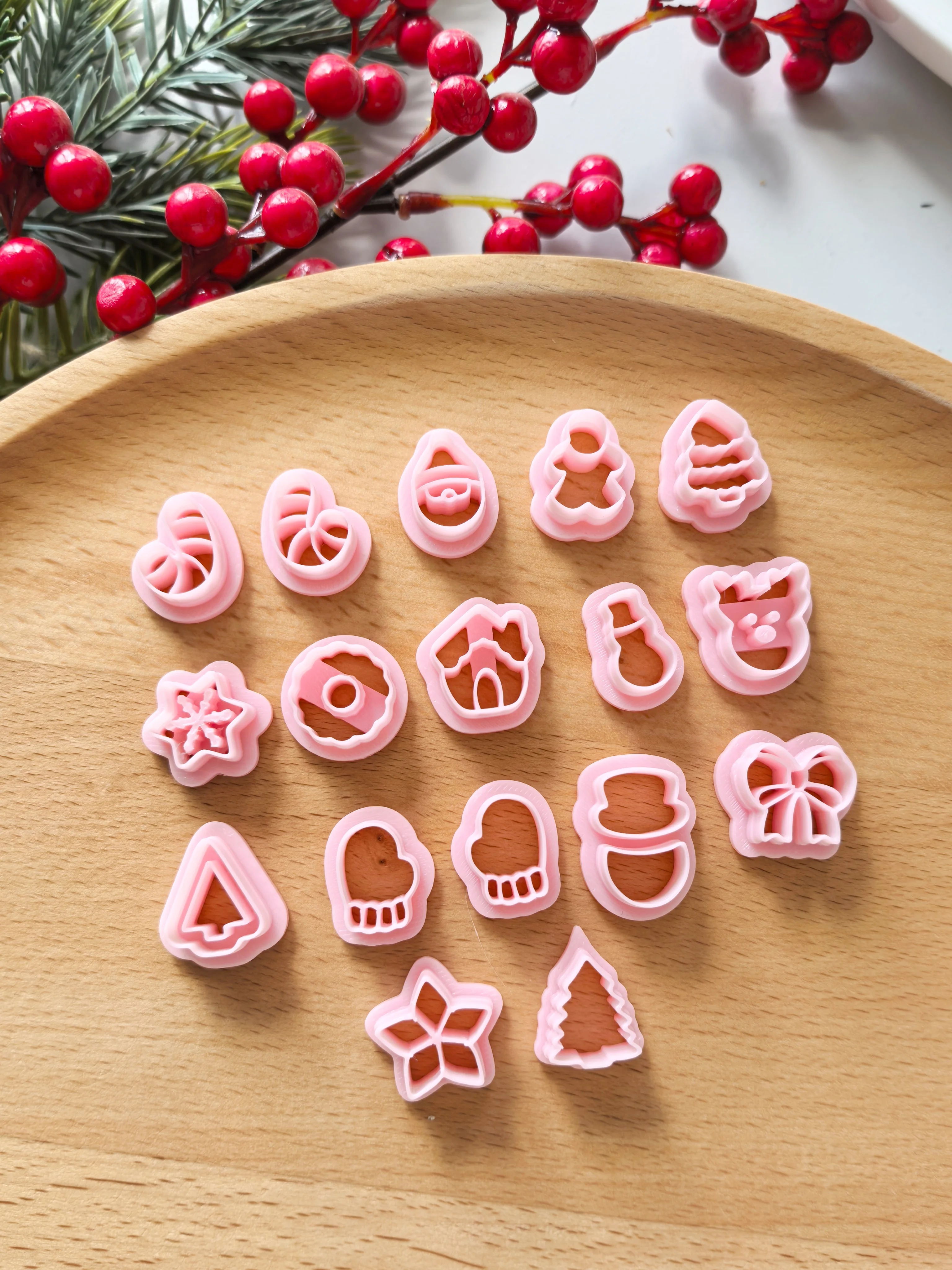 Christmas Mini Pattern Polymer Clay Cutter Clay Cutting Molds DIY Earrings Jewelr Making Hand Tools Soft Clay Tools Set
Christmas Mini Pattern Polymer Clay Cutter Clay Cutting Molds DIY Earrings Jewelr Making Hand Tools Soft Clay Tools Set