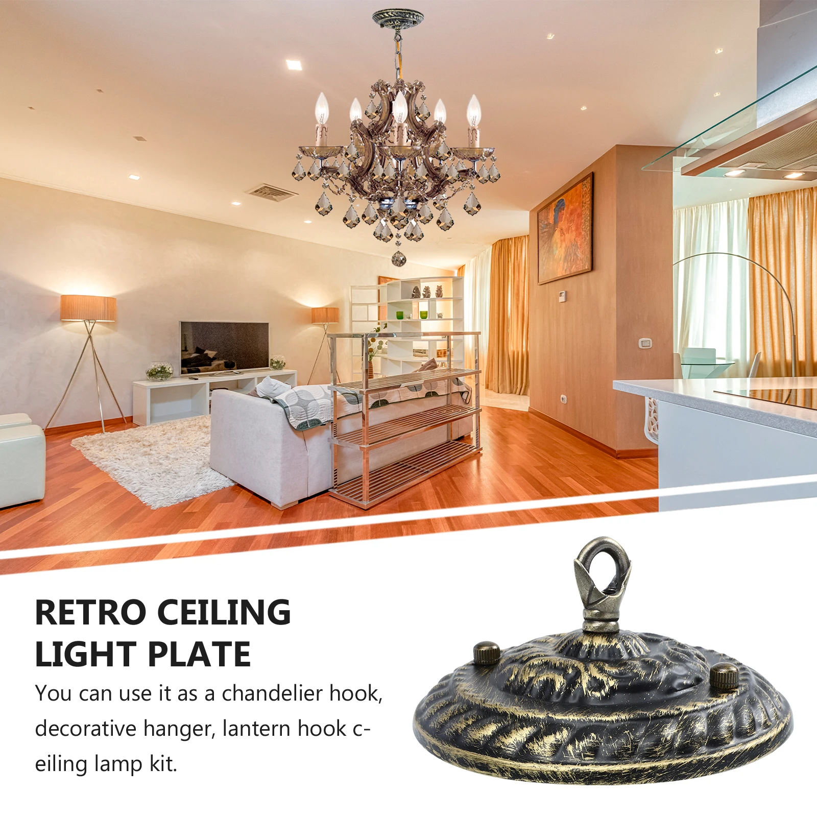 Ceiling Canopy Kit Light Cover Replacement Plate Accessories Pendant Lamp Hanging Ring Durable Material Easy Installation
Ceiling Canopy Kit Light Cover Replacement Plate Accessories Pendant Lamp Hanging Ring Durable Material Easy Installation