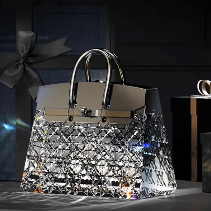 Handbag Crystal Table Lamp Luxury Style Desk Light Portable Rechargeable LED Night Light Bedroom Bedside Home Lighting Fixtures
Handbag Crystal Table Lamp Luxury Style Desk Light Portable Rechargeable LED Night Light Bedroom Bedside Home Lighting Fixtures