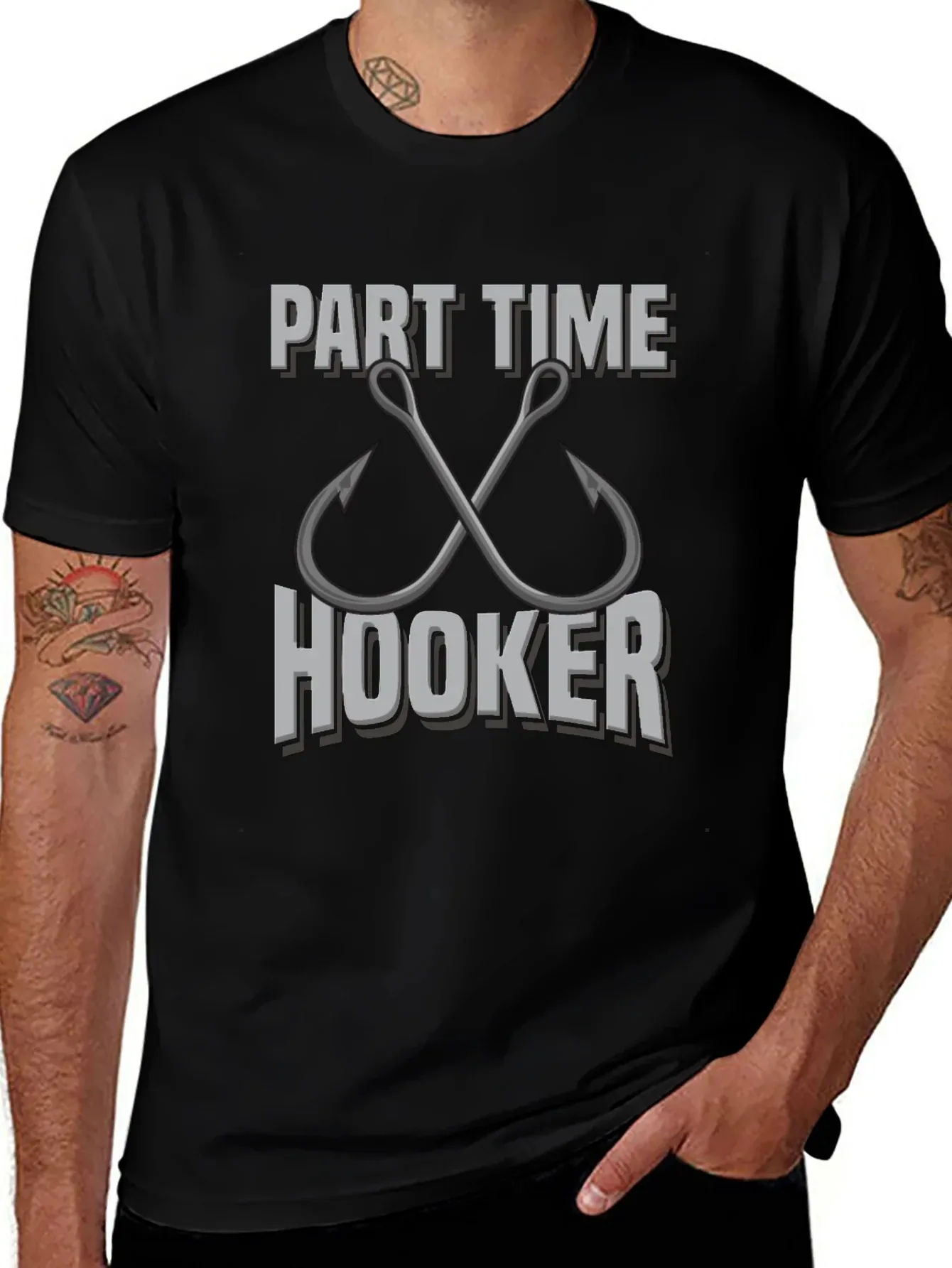 Part Time Hooker Fishing Print Men's T-Shirt Short Sleeve Cotton Tee Funny Clothing Men T-shirt Y2k Shirt Summer Breathable Tops
Part Time Hooker Fishing Print Men's T-Shirt Short Sleeve Cotton Tee Funny Clothing Men T-shirt Y2k Shirt Summer Breathable Tops
