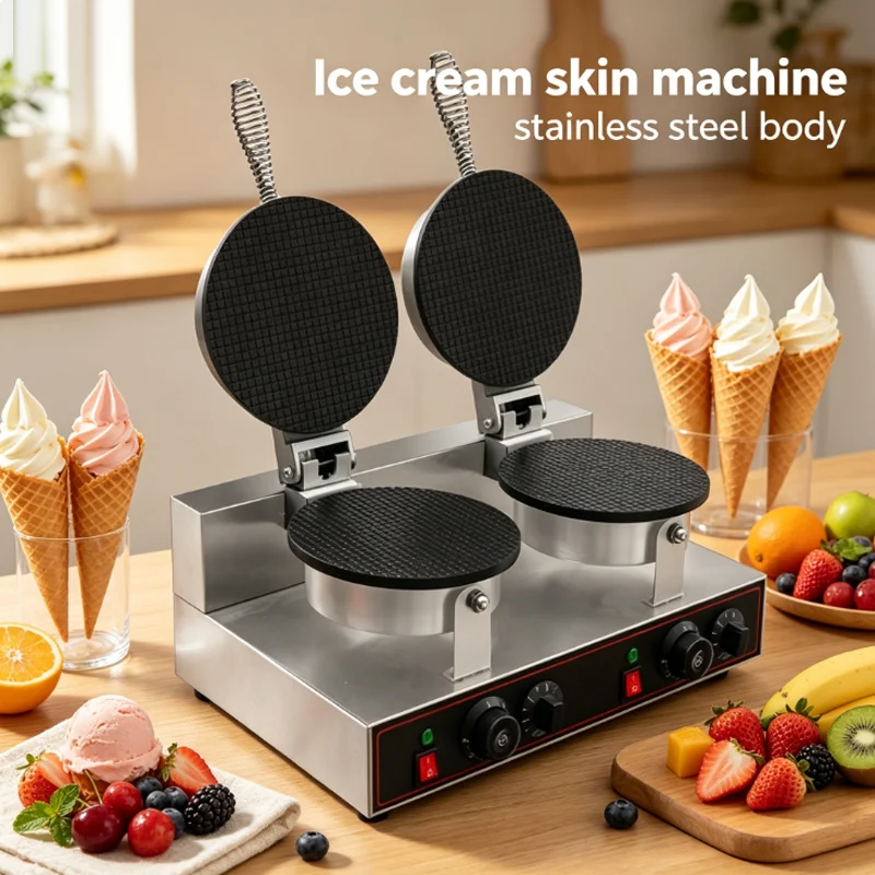 Electric Ice Cream Egg Roll Maker Eggettes Baking Tool DIY Ice Cream Cone Machine
Electric Ice Cream Egg Roll Maker Eggettes Baking Tool DIY Ice Cream Cone Machine