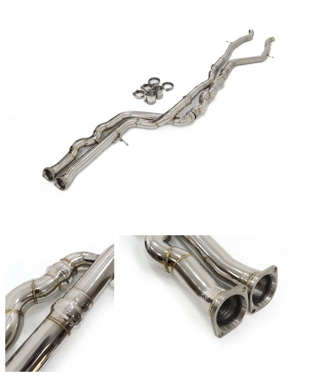 Stainless stee middle pipe for BMW M3 F80 M4 F82 F83 S55 HMD Exhaust System Performance Quality certification
Stainless stee middle pipe for BMW M3 F80 M4 F82 F83 S55 HMD Exhaust System Performance Quality certification