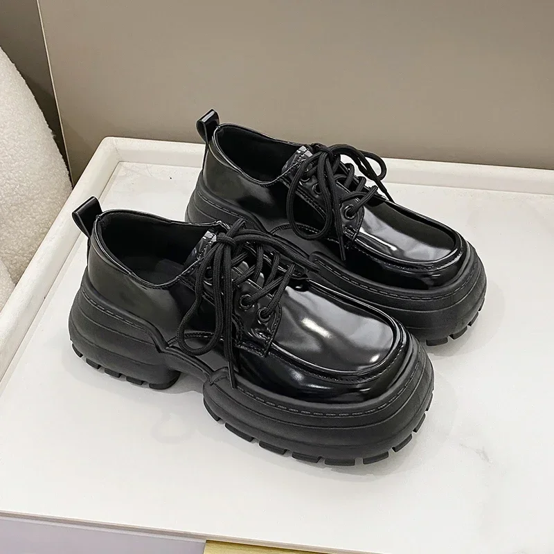 Oxford Shoes Woman New Pumps for Women Lace Up Hoof High Heels Round Toe Solid Leather Platform Shoes Plus Size Zapatos Mujer
Oxford Shoes Woman New Pumps for Women Lace Up Hoof High Heels Round Toe Solid Leather Platform Shoes Plus Size Zapatos Mujer