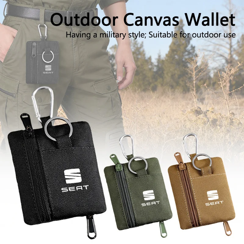 For Seat FR Ibiza Altea Leon Cupra Outdoor Tactical Key Pouch Zero Wallet Coin Holder Headphones Storage Card Pouch Mini Wallet
For Seat FR Ibiza Altea Leon Cupra Outdoor Tactical Key Pouch Zero Wallet Coin Holder Headphones Storage Card Pouch Mini Wallet