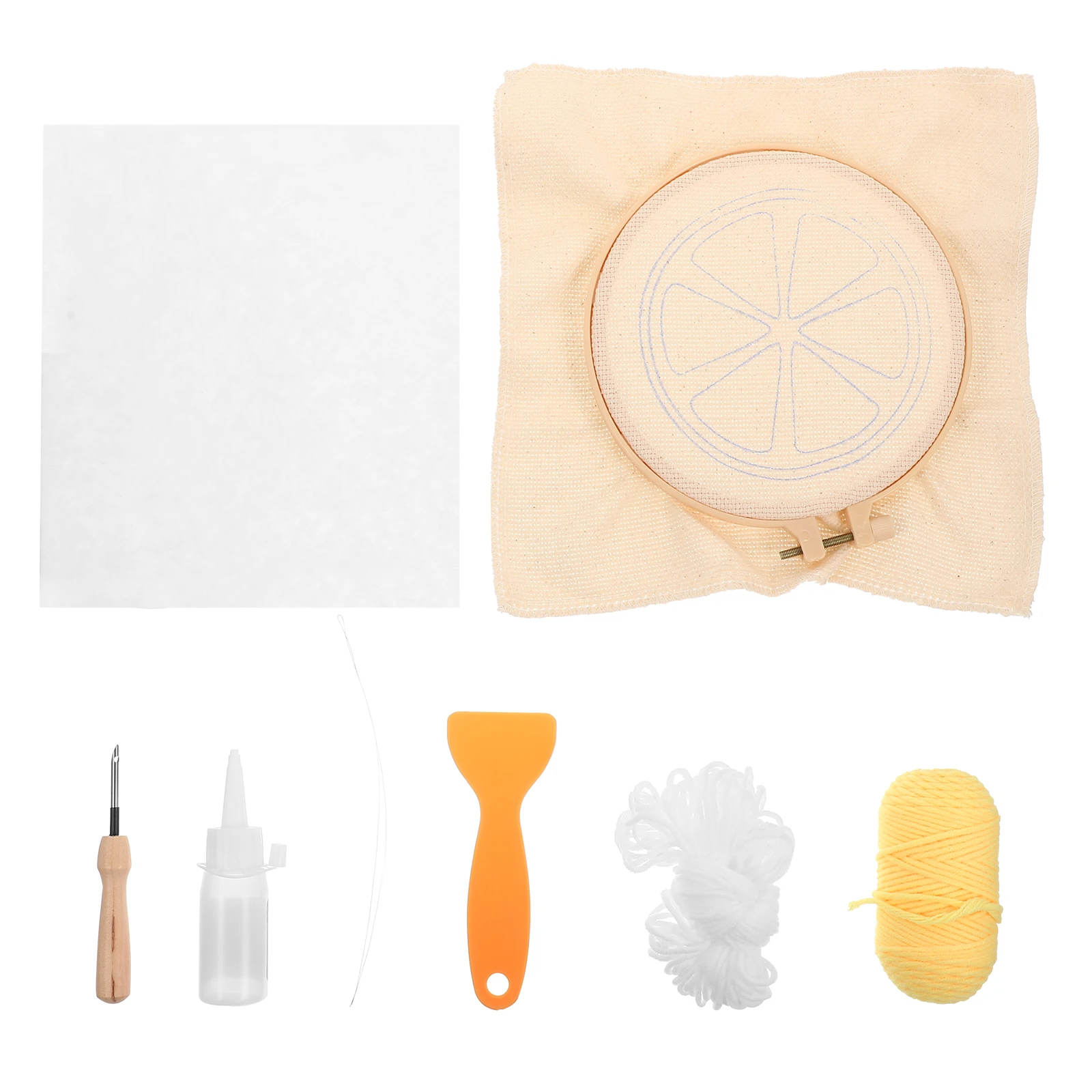 Punch Needle Coaster Kit DIY Plastic Supplies Child Lemon Embroidery Materials Punch Needle Sewing Accessories
Punch Needle Coaster Kit DIY Plastic Supplies Child Lemon Embroidery Materials Punch Needle Sewing Accessories