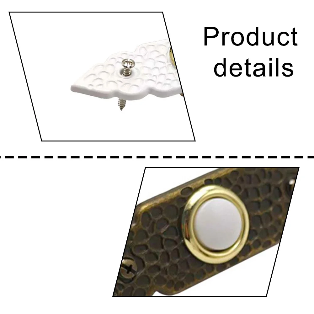 Ретро-кнопка проводного дверного звонка с теплым светом, корпус из цинкового сплава, монтажное отверстие 16 мм, совместимость с DC24 0.5A, настенный выключатель
Ретро-кнопка проводного дверного звонка с теплым светом, корпус из цинкового сплава, монтажное отверстие 16 мм, совместимость с DC24 0.5A, настенный выключатель